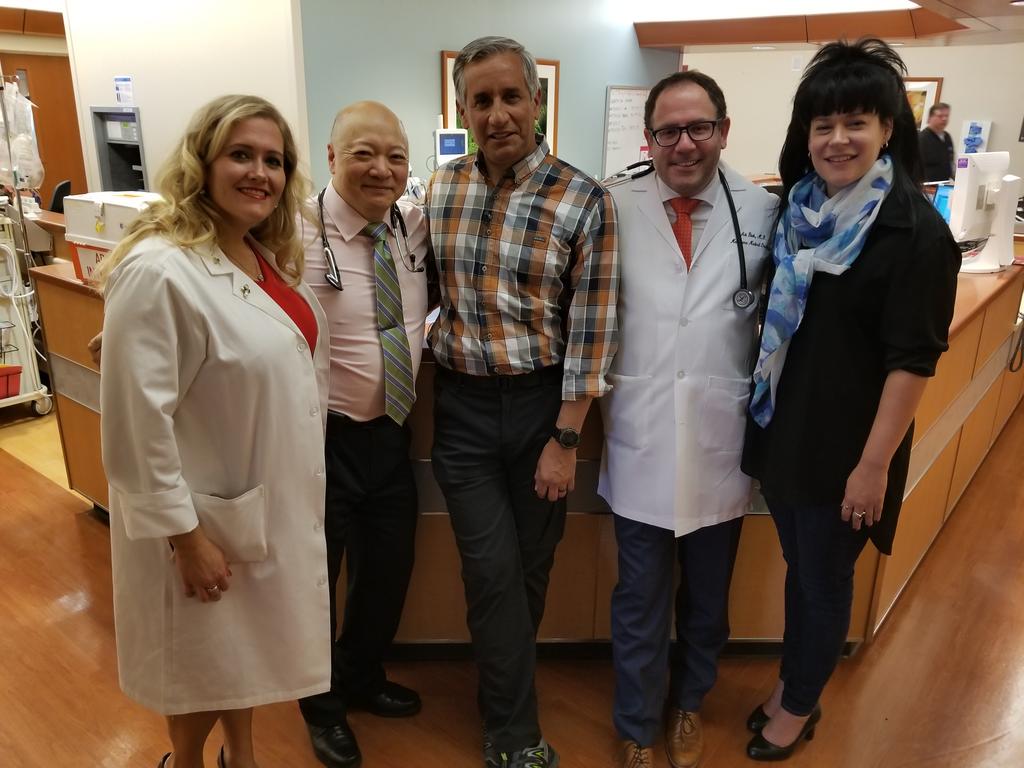 T cell team <a href="/MKWongMDPhD/">Michael K Wong MD</a> next to <a href="/DrJohnTorres/">Dr. John Torres</a> <a href="/MDAndersonNews/">MD Anderson Cancer Center</a> #HarveyStorm
