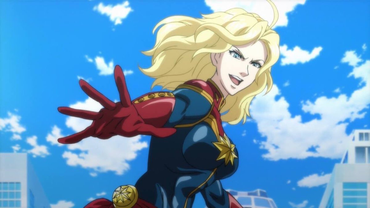 Captain Marvels Anime Transformation  YouTube