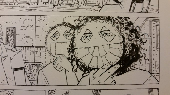 A scene of confessions in issue 5 of The Unsound. 