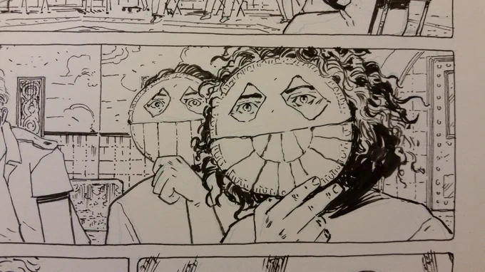 A scene of confessions in issue 5 of The Unsound. 