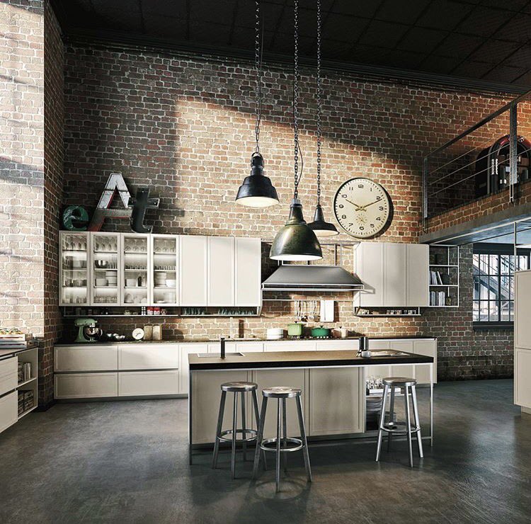 thecondoculture's tweet photo. Classic, loft-inspired design #kitchen 📸 • @dutchcitylofts #loft #hardloft #brick #interiordesign #homedecor #kitchendecor #highceiling https://t.co/bOjrdT9yj0