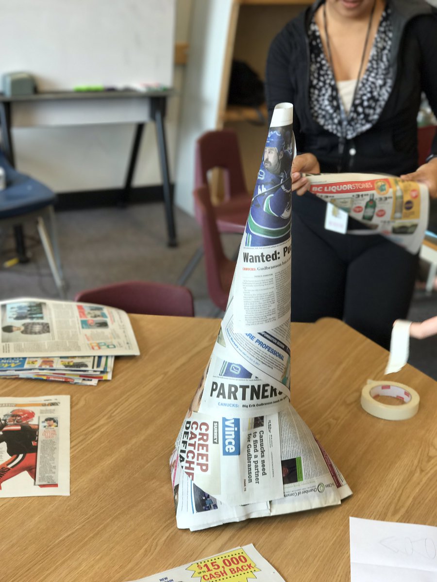 DeeKellyP's tweet photo. #stemchallenge at #summerprod using the #launchcycle with teachers. #handsonlearning at #forsyth #sd36learn @ScottSmithSD36 @ajjuliani #adst https://t.co/3kAvdNEtVw