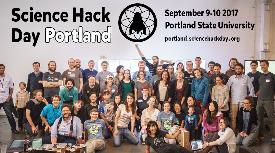 science_hackPDX's tweet photo. Science Hack Day #PDX @ PSU Sept 9-10th. Free! All ages! Food & supplies provided! REGISTER HERE: https://t.co/yz9W5IuiHs https://t.co/J2mxME2vZe