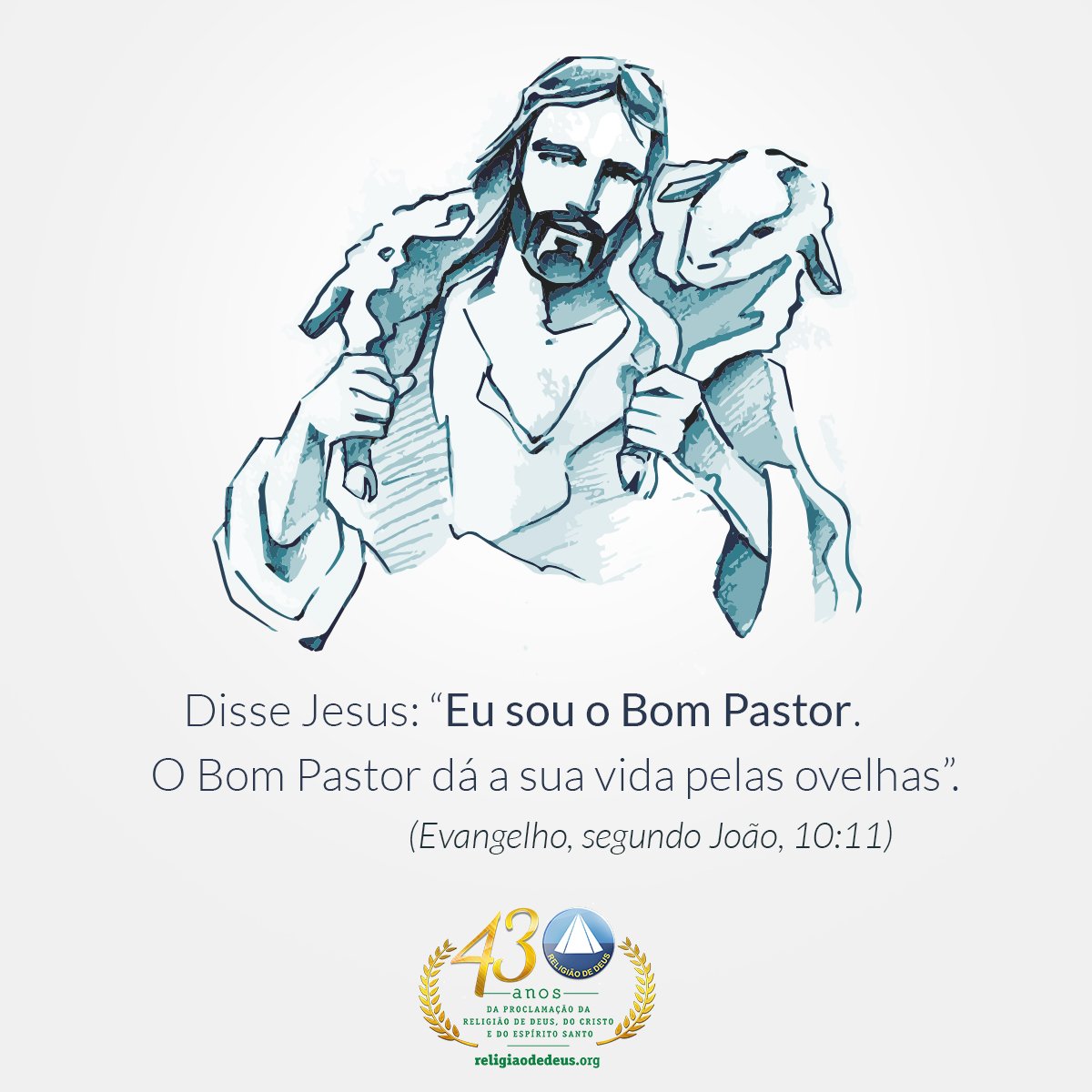 Com esta certeza seguimos confiando na Sua Proteção em todos os momentos da vida! 🙏 #DivinoMestre #Amparo