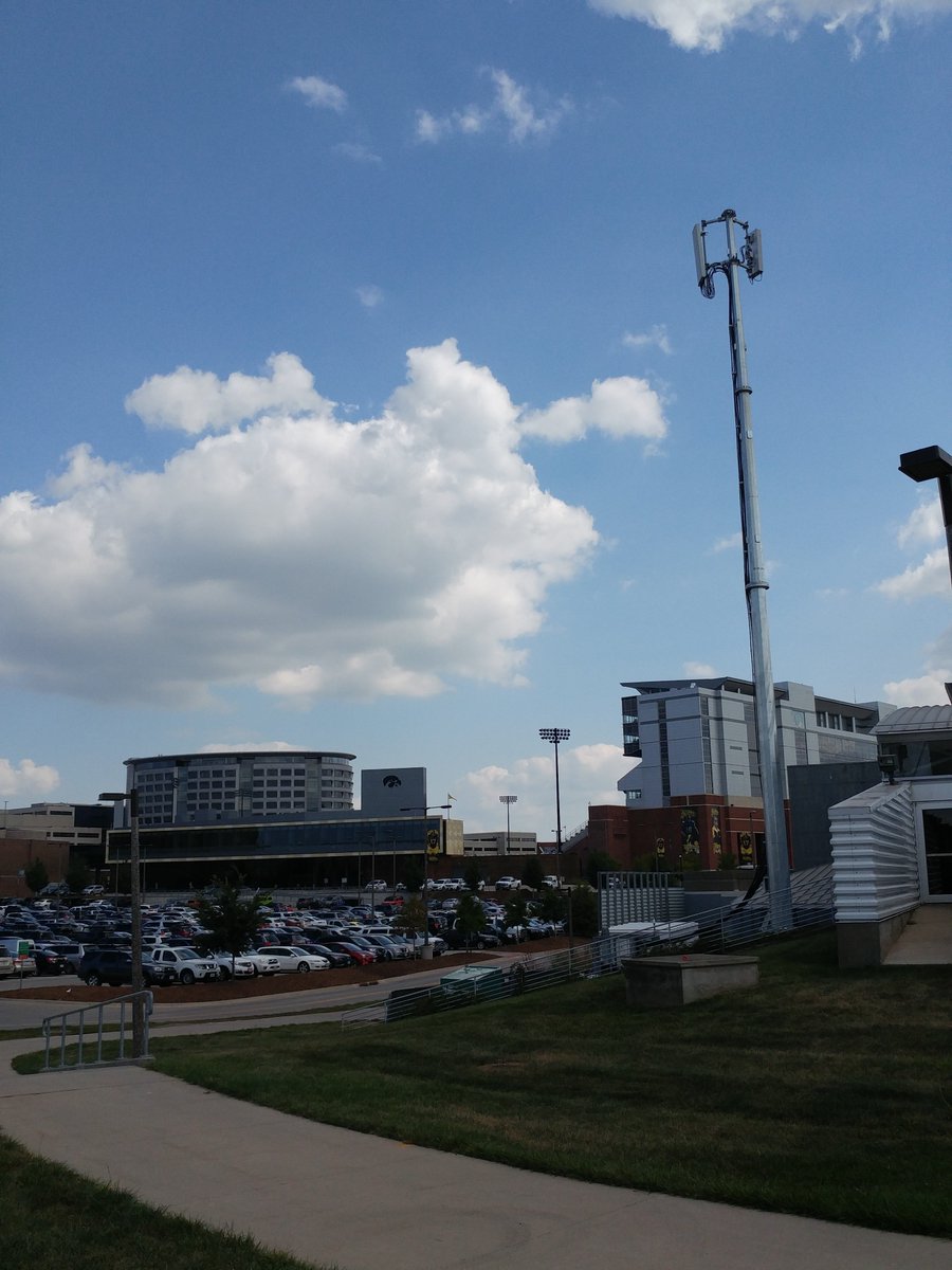 Bryan Pitcherello took this picture yesterday while working by Kinnick Stadium.