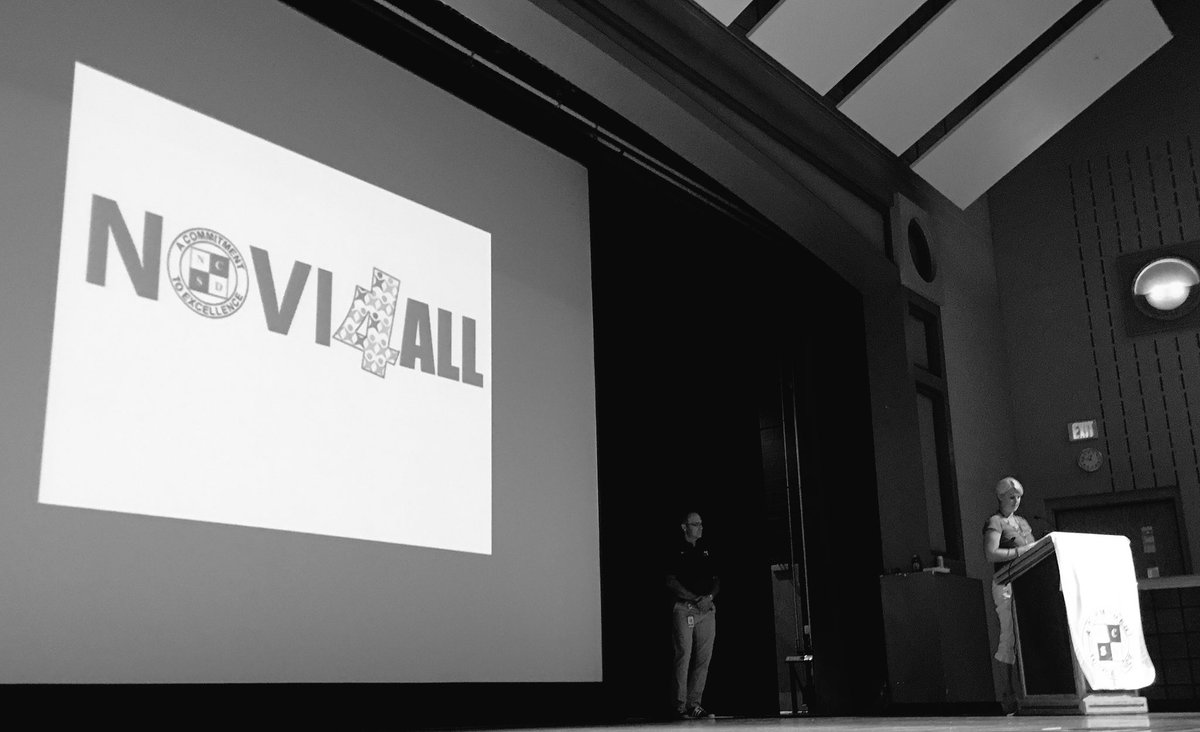 Incredibly inspired by the words of Allison Larson #Novi4All #NoviPride <a href="/SpecialEdDept/">Shailee Patel</a>