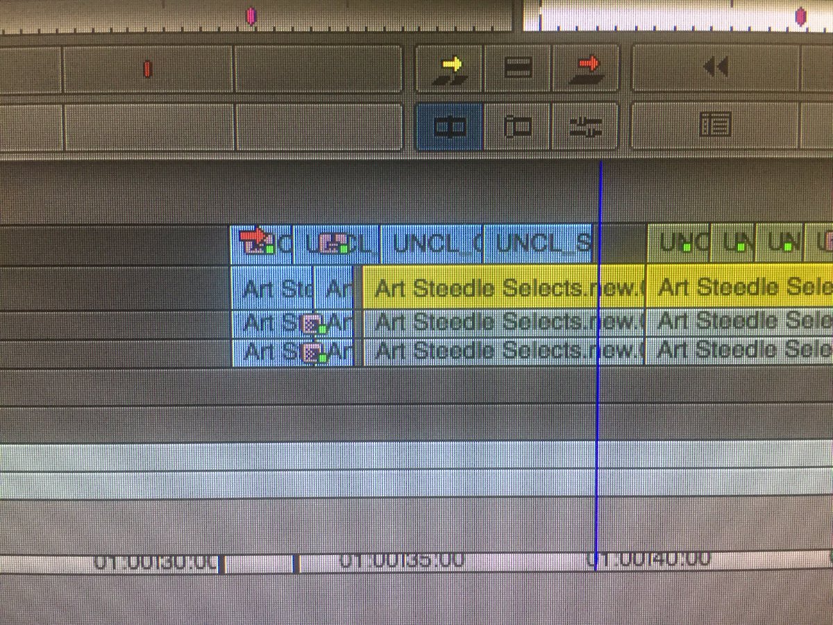 mmmalana's tweet photo. Sometimes #editing is like playing Tetris but sideways. Gotta for th blue L shape with the yellow rectangle. #avidediting https://t.co/JlGCrGoZCM