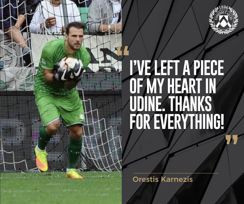 Udinese_1896's tweet photo. #Karnezis thanks #Udinese https://t.co/Bwqaf22xig