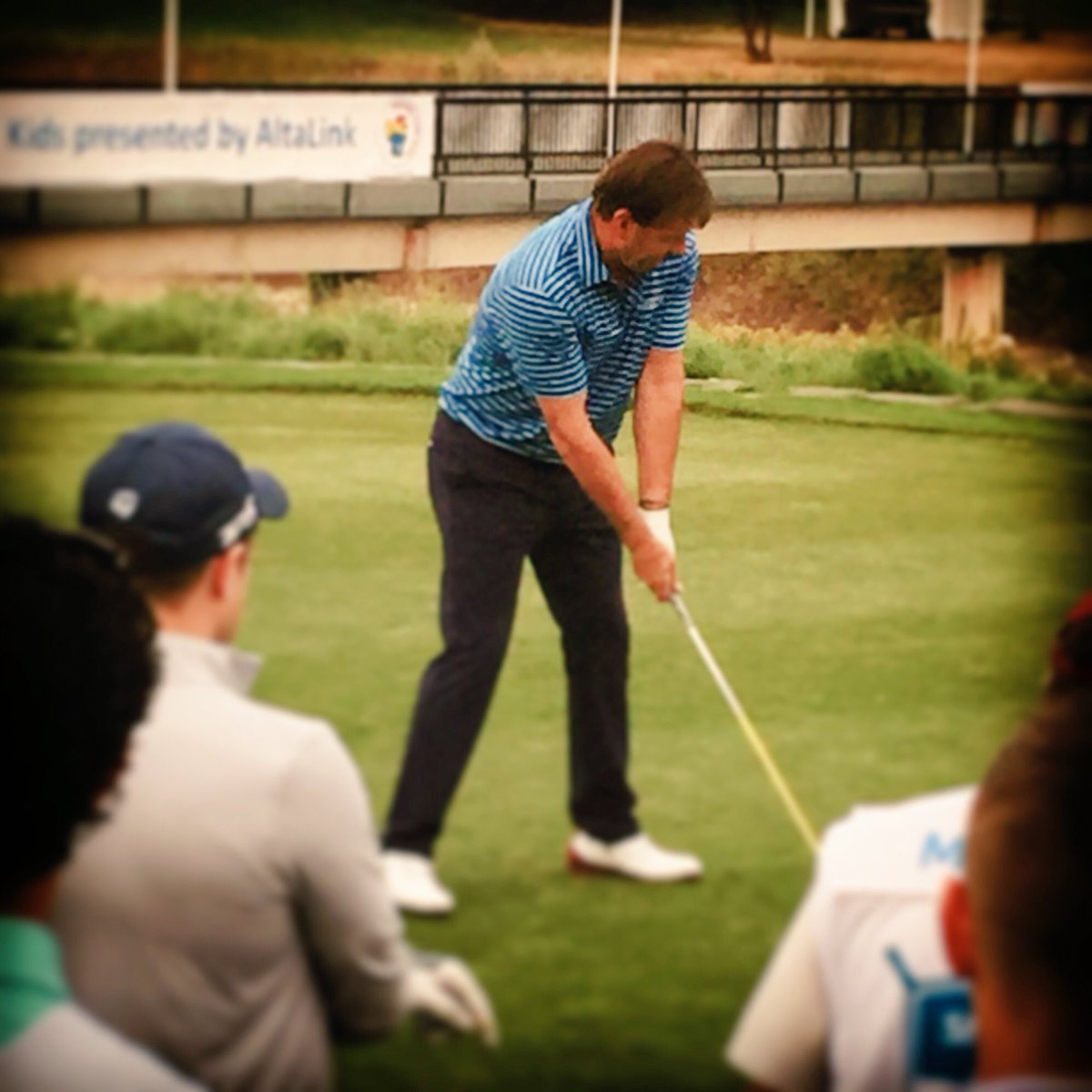 Teeing it up with @NickFaldo006 for the <a href="/RBC/">RBC</a> <a href="/ShawClassic/">Shaw Charity Classic</a> #proam #sirnick