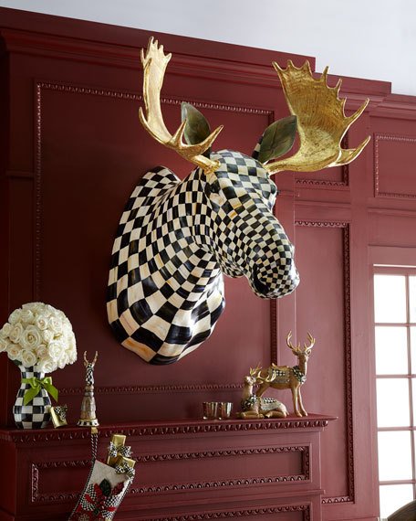 CCDesignCenter's tweet photo. Is this black and white checkered moose head too zany for your design taste? https://t.co/RnmUaGpwct https://t.co/U1rhGgDXwy