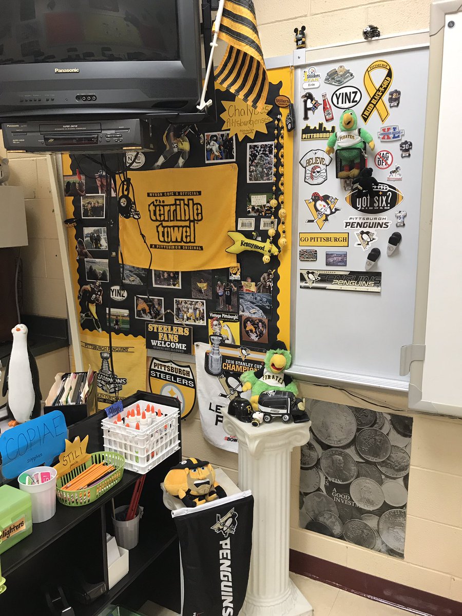 The "I ❤️ Pittsburgh" section of Room 154 is ready!