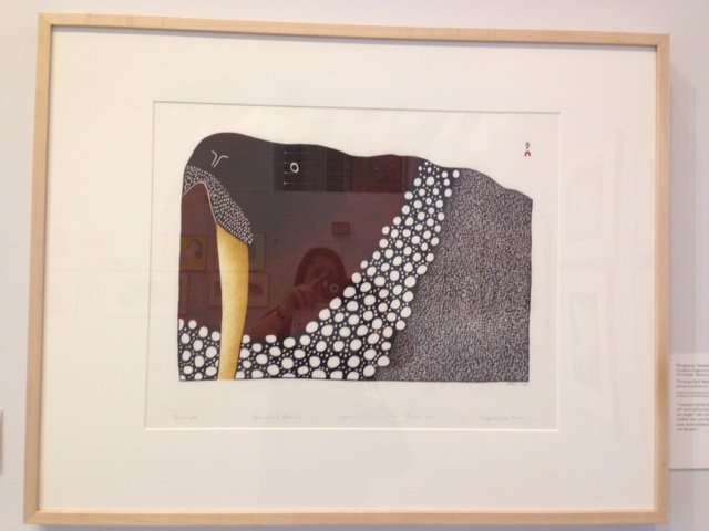 ProfHeckel's tweet photo. Loved seeing the Inuit art exhibit at the Canadian Embassy in DC today. Free and open to the public until Oct. 20. @wag.ca #InuitArtCentre https://t.co/b0pIMStG90
