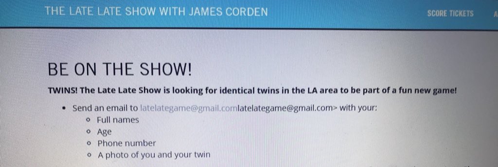 stassiebaebee's tweet photo. @GraysonDolan @EthanDolan HEY so @latelateshow is looking for twins to be on the show.. SOO HELLO!!! https://t.co/oVv380JPUk