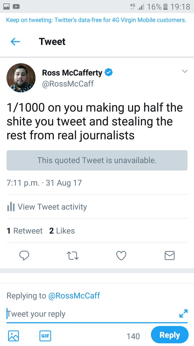 RossMcCaff's tweet photo. He took that well https://t.co/ElCtCaJzVh