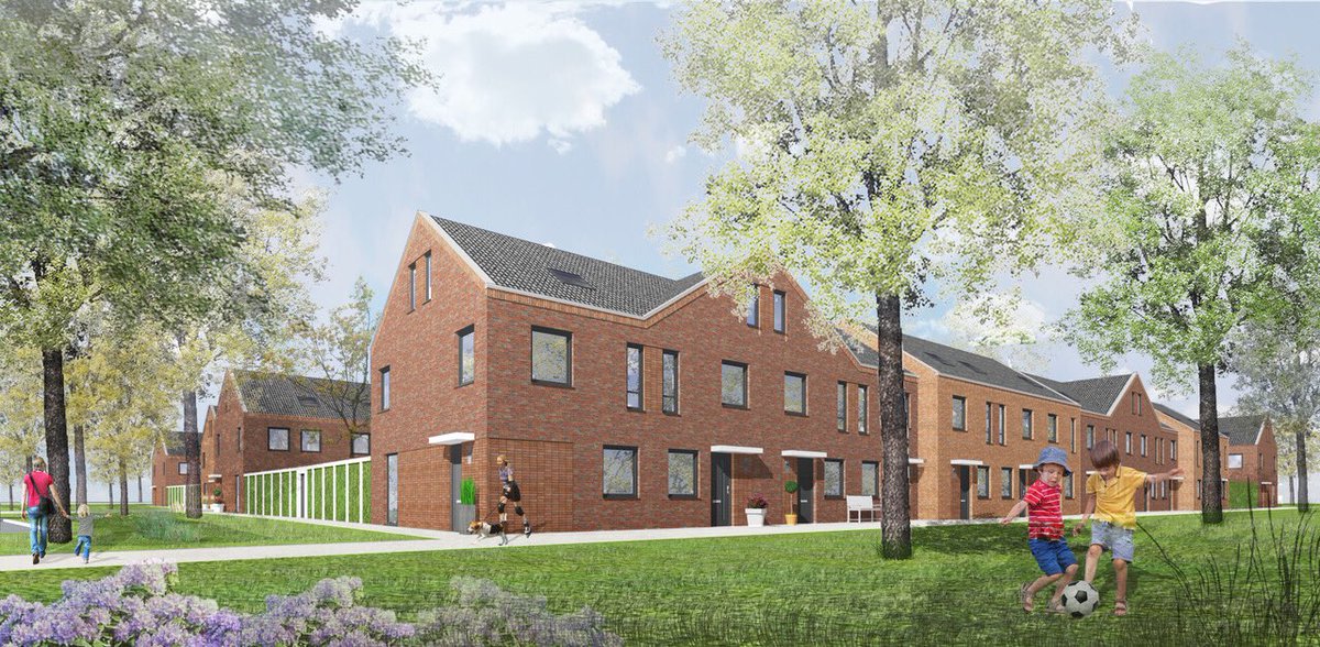 EgenbergerM's tweet photo. Vandaag tekenden Eric Angenent van #Vivare en René Hofsté van #Hegeman Bouwgroep de D&amp;B overeenkomst voor 52 woningen in #Schuytgraaf https://t.co/Mpb30QhbYR