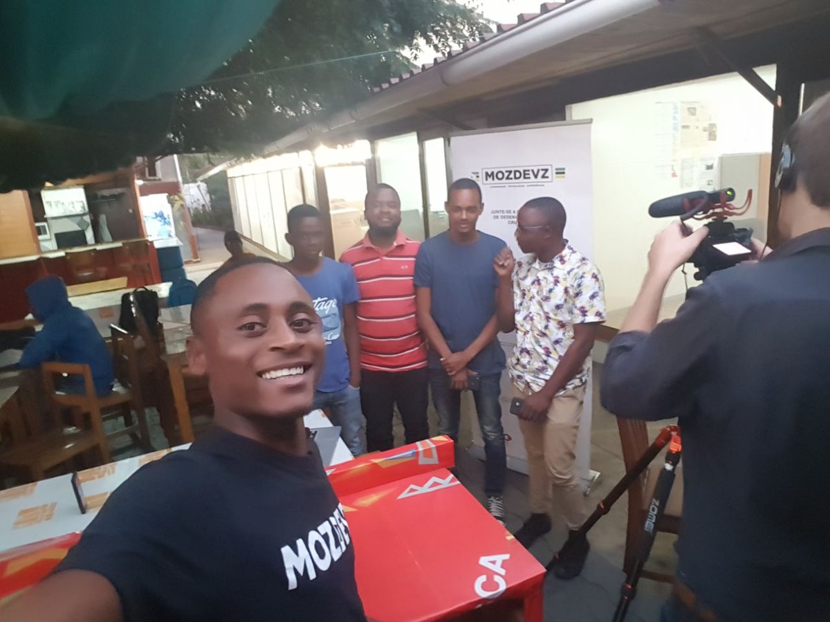 MozDevz's tweet photo. Last week @SamuelGeorge76 from #bertelsmannFdn was with us and we shared with him our work and projects. #MozDevz https://t.co/RS1CHAxdc1