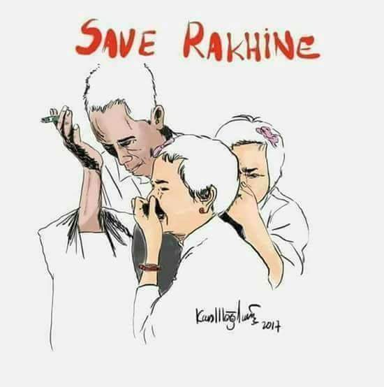 MaHarNwe969's tweet photo. Bengali terrorists attacked Khamaungsate village (36 families, 103 population) in Maungdaw township, leaving 93 killed, only 10 survived. https://t.co/Ee3iyLfEe6