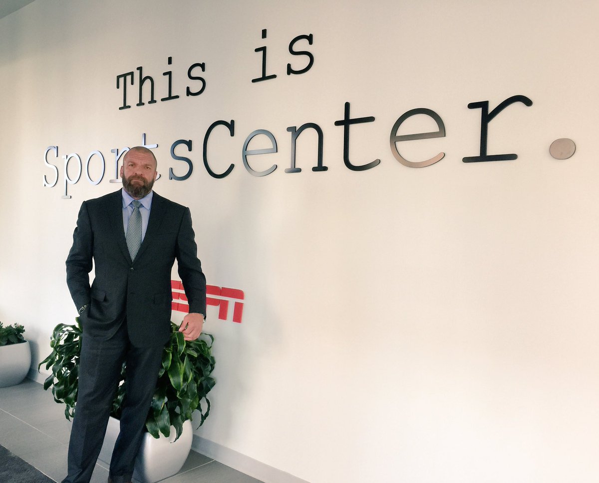 Just arrived <a href="/espn/">ESPN</a>. Headed to <a href="/SportsCenter/">SportsCenter</a> and <a href="/FirstTake/">First Take</a> to discuss the #MaeYoungClassic... #GameTime @WWEonESPN
