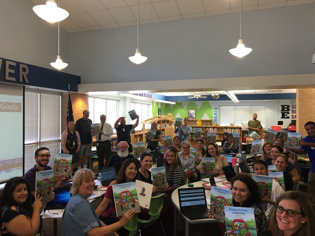 BATBMike's tweet photo. @bowiechamps receive a grant from BAB and these books will support conversations with students! @SanMarcosCISD #bowiechampslearn #7mindsets https://t.co/GADAKLitcX