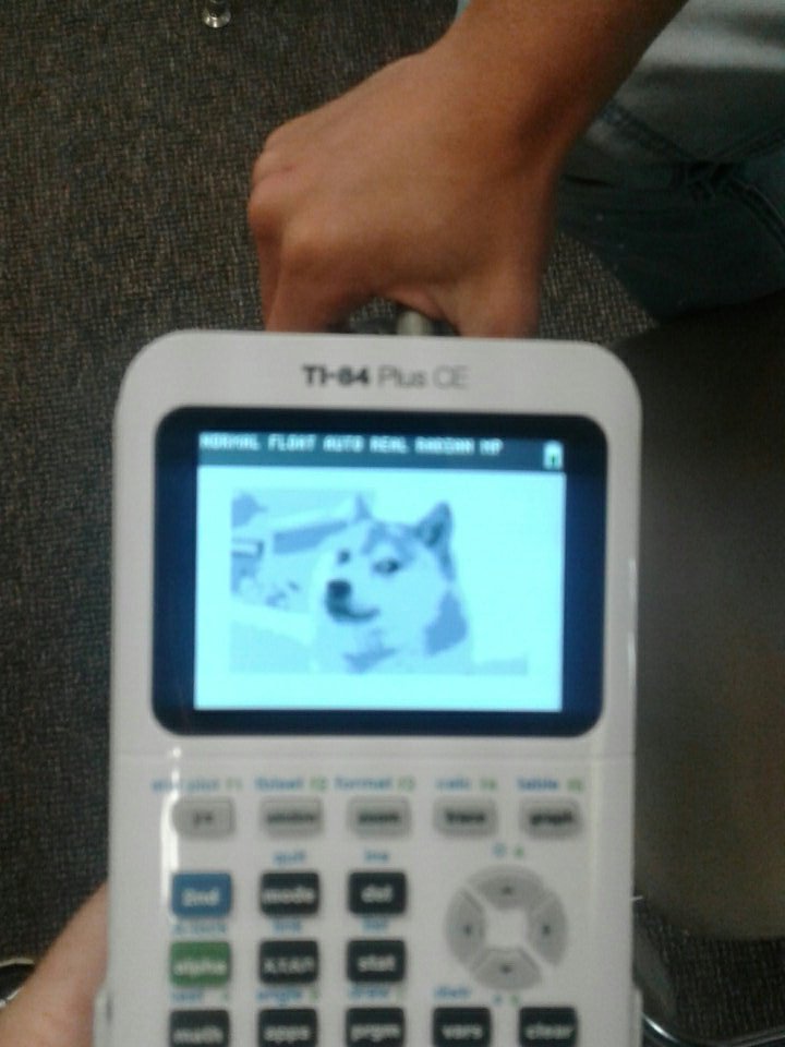 YHS_Scholtes's tweet photo. How awesome is this... Done on a TI calculator by calc student Nick Lacy. #wevegotproblems https://t.co/dGGUkJInFh