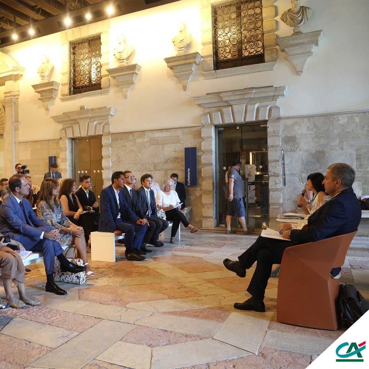 CA_Ita's tweet photo. Nei giorni scorsi sono stati presentati i risultati del primo semestre 2017 di #CréditAgricole #FriulAdria: ecco qualche scatto! https://t.co/7S5pwPAX5S
