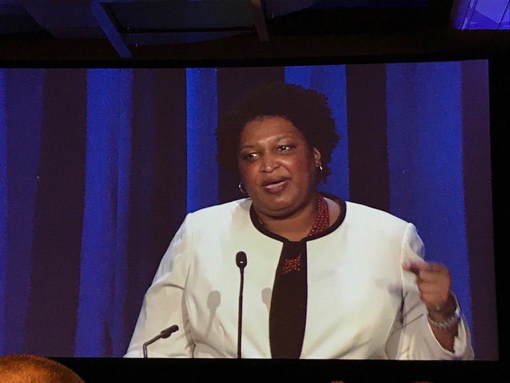 wpggolfer's tweet photo. We have to be willing to Educate Advocate &amp; Agitate if necessary says S. Abrams, Likely candidate for Gov of Georgia https://t.co/rhQ6yB53qf