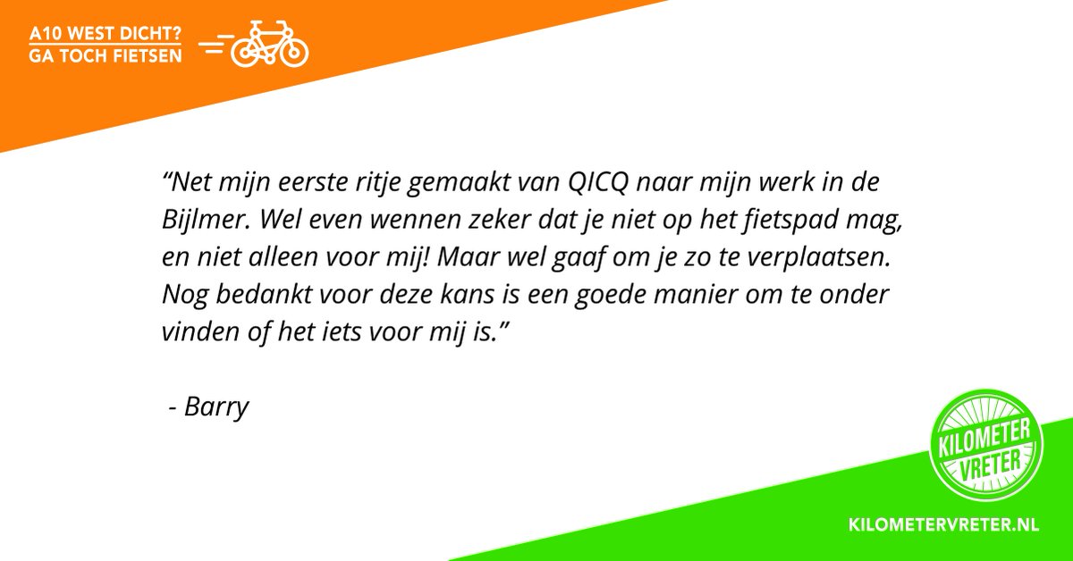 Ook Barry is helemaal onder de indruk van zijn @QicQnl. Leuk om te horen, Barry!