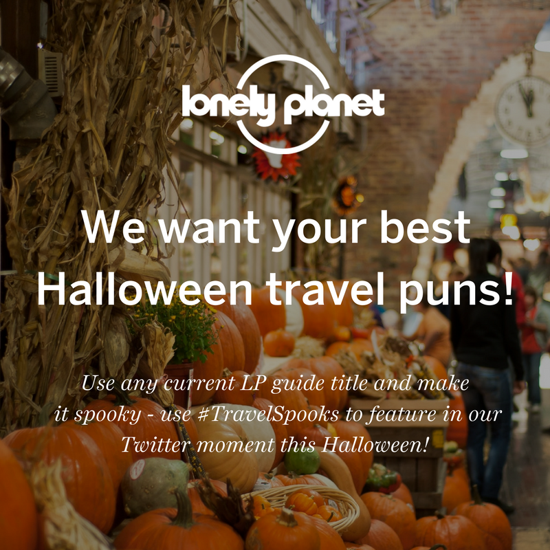 lonelyplanet's tweet photo. We're officially done with summer - roll on #Halloween! Check out last year's #TravelSpooks moment for inspo - https://t.co/mqGDqF8TOt https://t.co/UerHPcqmpU