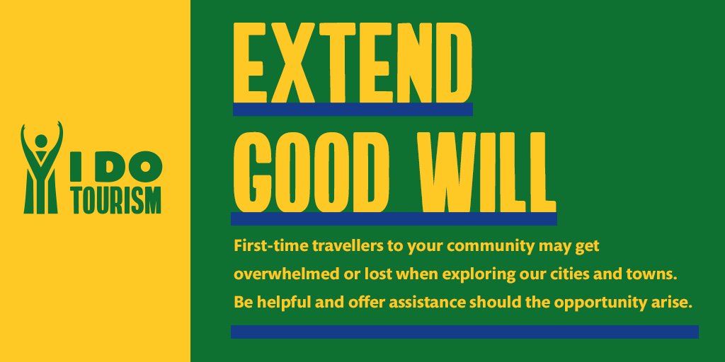 SA_Welcome's tweet photo. Play your part this #TourismMonth by extending your goodwill. #WeDoTourism #WelcomeSA https://t.co/YZ5y83jhsk