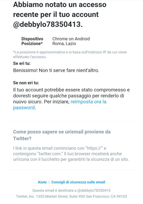 No , non sono stata io , bene.. posizione Roma ,Lazio .. complimenti .. Chiss&agrave; se con la polizia postale