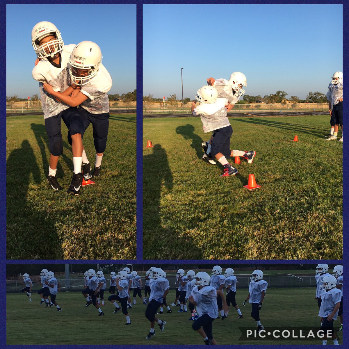 First day in pads! #WeArePRMS
