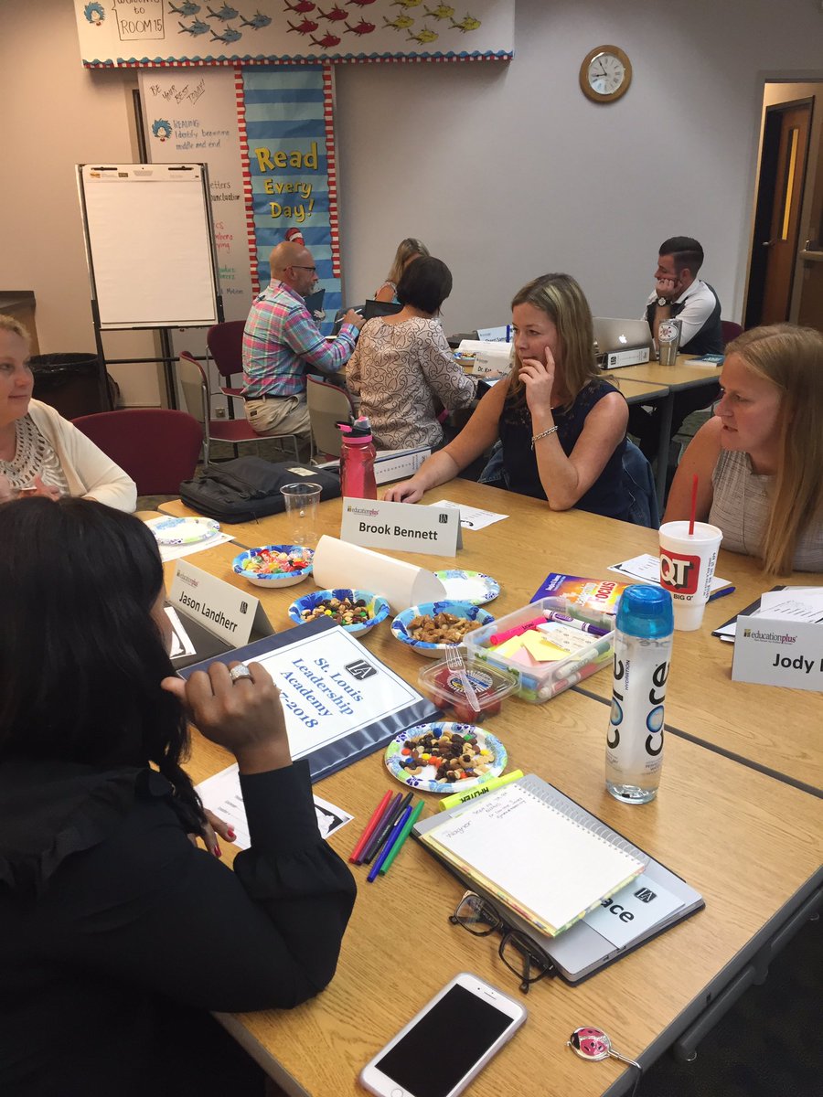 DrMeganBrown's tweet photo. STL Leadership Academy getting to know their new table groups.
#mola32
#onestray https://t.co/laFsNZhCJO