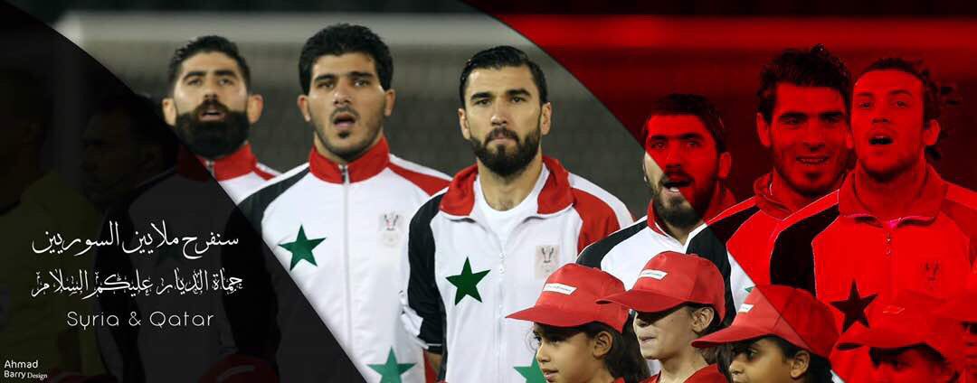 CarlaOrtizO's tweet photo. Syria isnt only winning an unjust war but also its qualification for #Rusia18 
Winning 3-1 against Qatar
#soccer #worldcup #syria #justice https://t.co/Mn0KCzg23n