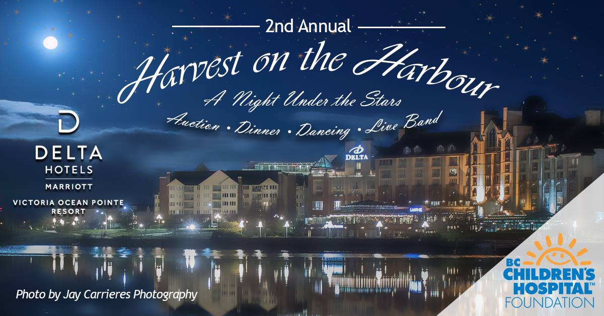 HillsidePrintng's tweet photo. Harvest on the Harbour: Hosted by @DeltaOceanPoint in support of @BCCHF https://t.co/OcGsqP6GBs #YYJ #VictoriaBC #YYJevents https://t.co/p0vdBO0a4o