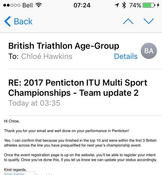 chloeh1603's tweet photo. Thank you @Tripezza, @EliteTrainingEx, @2XU_UK and @HUUBDesign for your support. https://t.co/QLq4LZ5Yfj