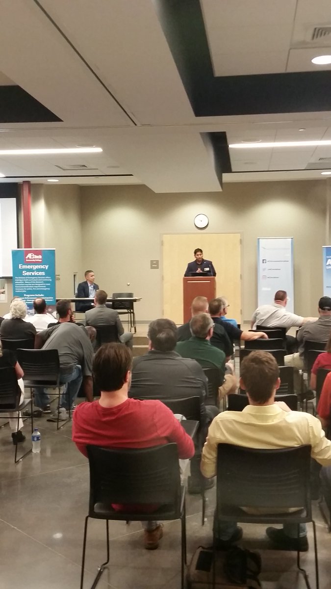 NCAviation's tweet photo. DOA's Unmanned Aerial Systems team is here welcoming the capacity crowd to our #Asheville Drone Workshop #UASAVL #Drones #NCDroneSafe https://t.co/vyBWq6302E