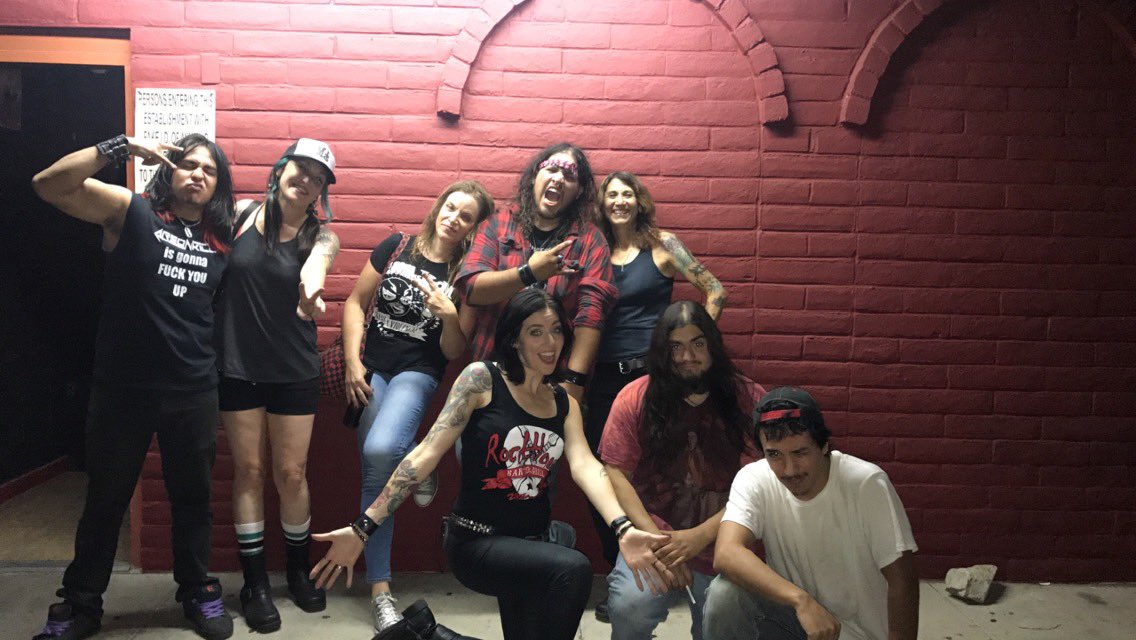 Arsonkill's tweet photo. KICKASS TIME LAST NITE w/ INSIDE THE FRAME n' the RÖCKIN LADIES FROM BLACK SABBITCH! #ListenToArsonkill #IMFCrüe #ArsonkillIsGonnaFuckYouUp https://t.co/9abo8PgzLF