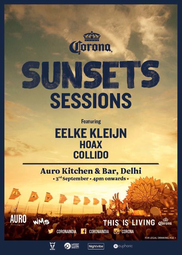 #CoronaSunsetSessions is coming to #Delhi this weekend!