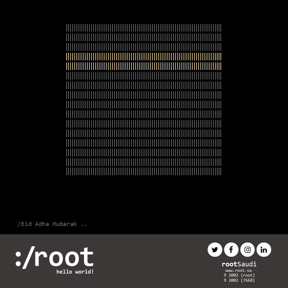 rootSaudi's tweet photo. #كل_عام_وأنتم_بخير بمناسبة #عيد_الاضحى_المبارك أعاده الله على الجميع بكل خير 🌹 https://t.co/mU2o5uIRI2