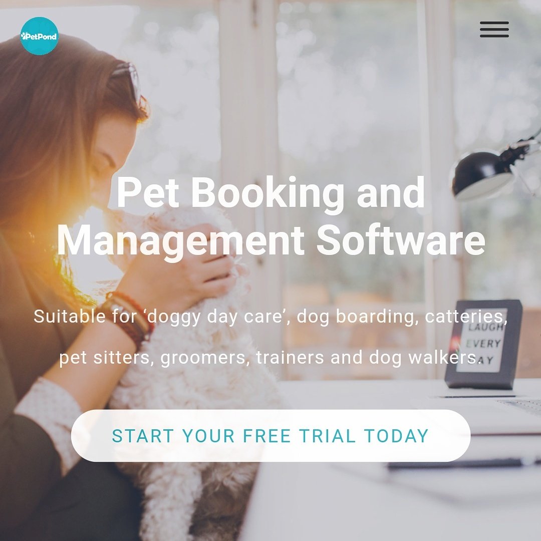 PetPond's tweet photo. Have you visited our new website yet? https://t.co/bBGNgS7Dwi 💻🤓🐕❤️ #petsoftware #dogdaycare #doghotel #petboarding #kennel #dogwalker https://t.co/xCdmkHSxQn