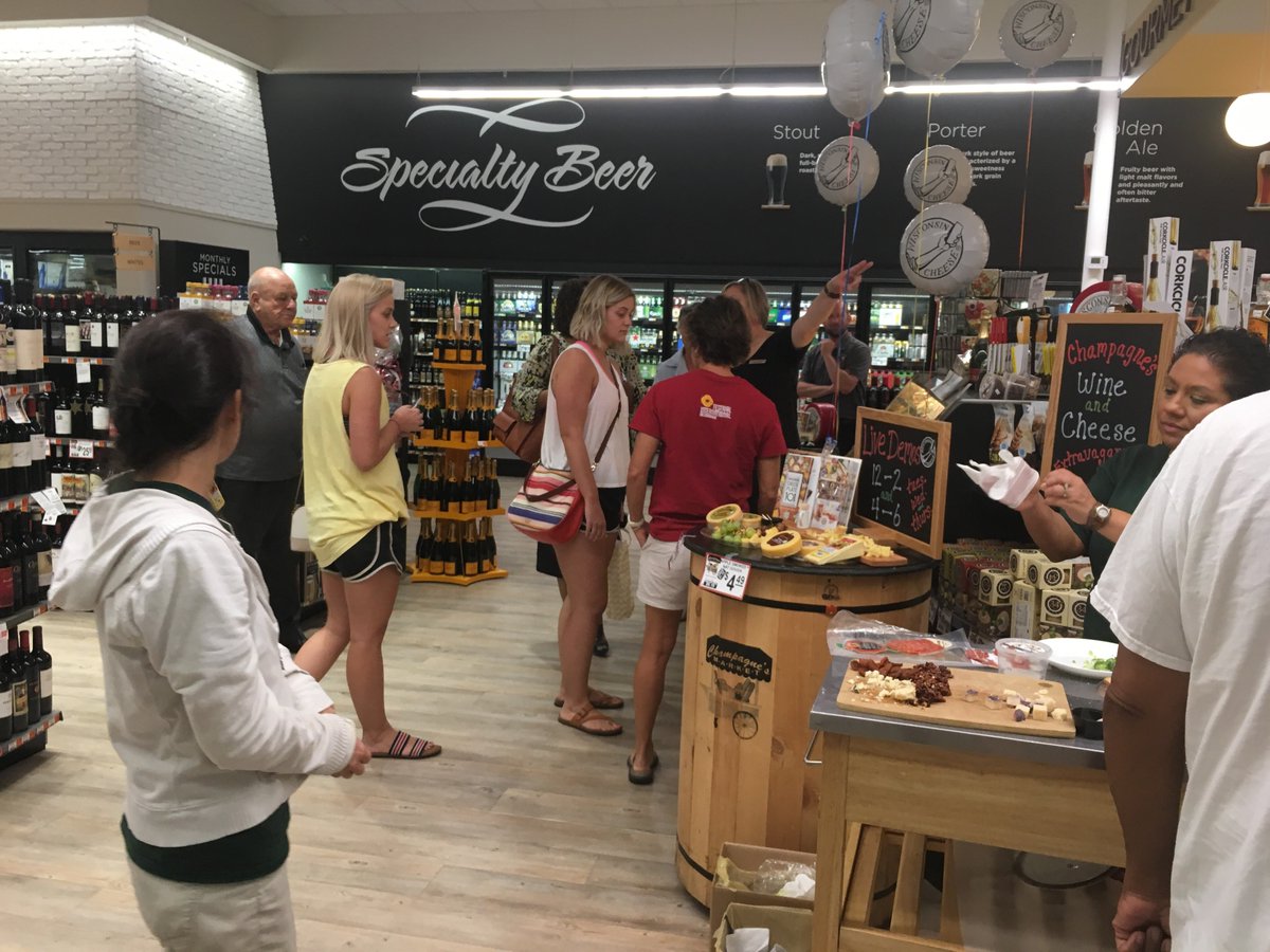 ChampagneMarket's tweet photo. “I keep seeing cheese puns, I Camembert it!” First 4 people to say this in store win a prize!  Last day of Uncorked &amp; Cheesy! https://t.co/tSmiYnWUbt