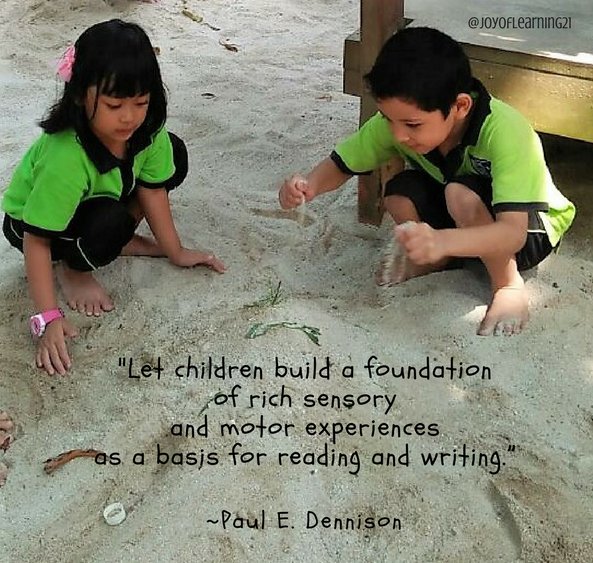 JoyofLearning21's tweet photo. "Let #children build a foundation of rich sensory and motor experiences as a basis for #reading and #writing." - Paul E. Dennison
#earlyed https://t.co/EPyIfdHg7W