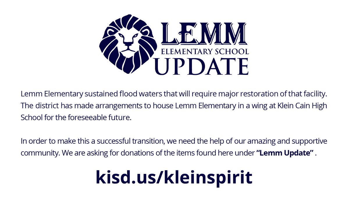 Klein ISD tweet media