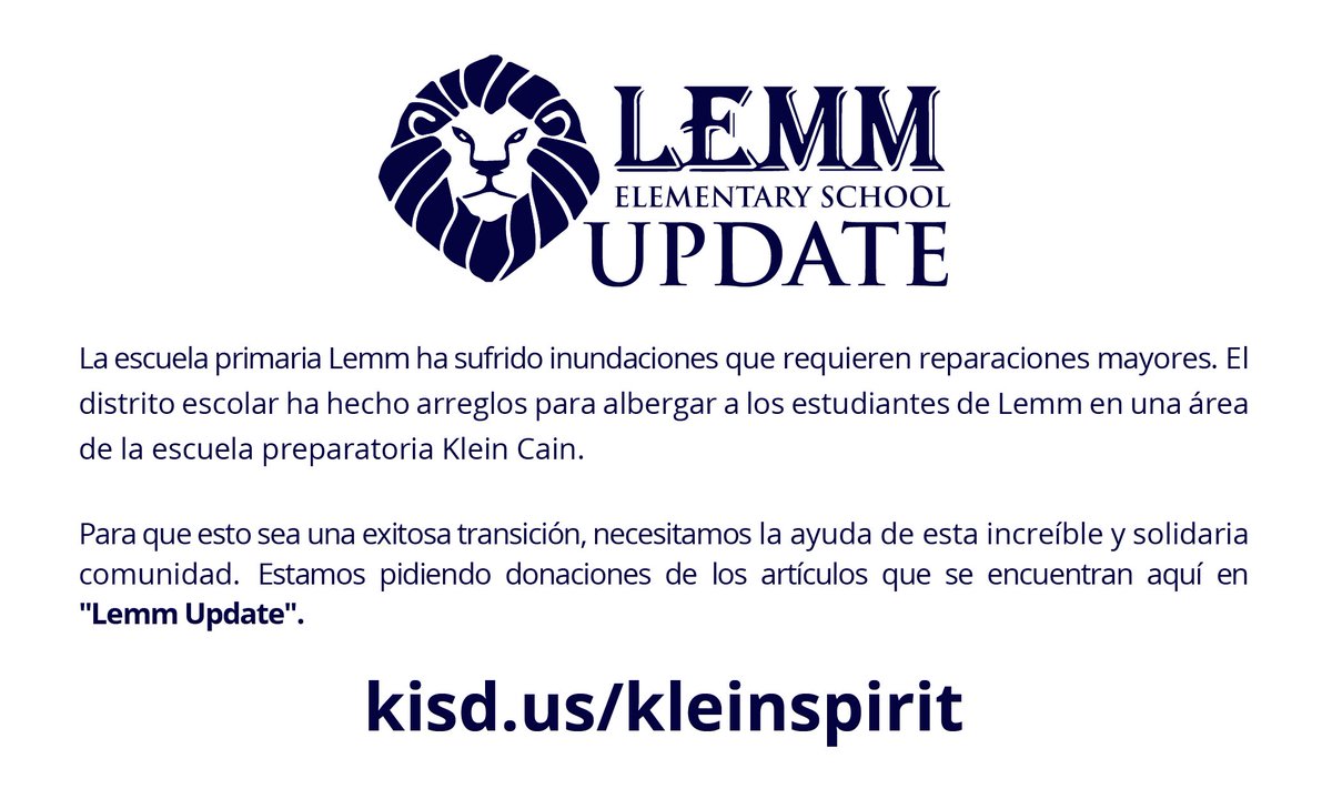 Klein ISD tweet media