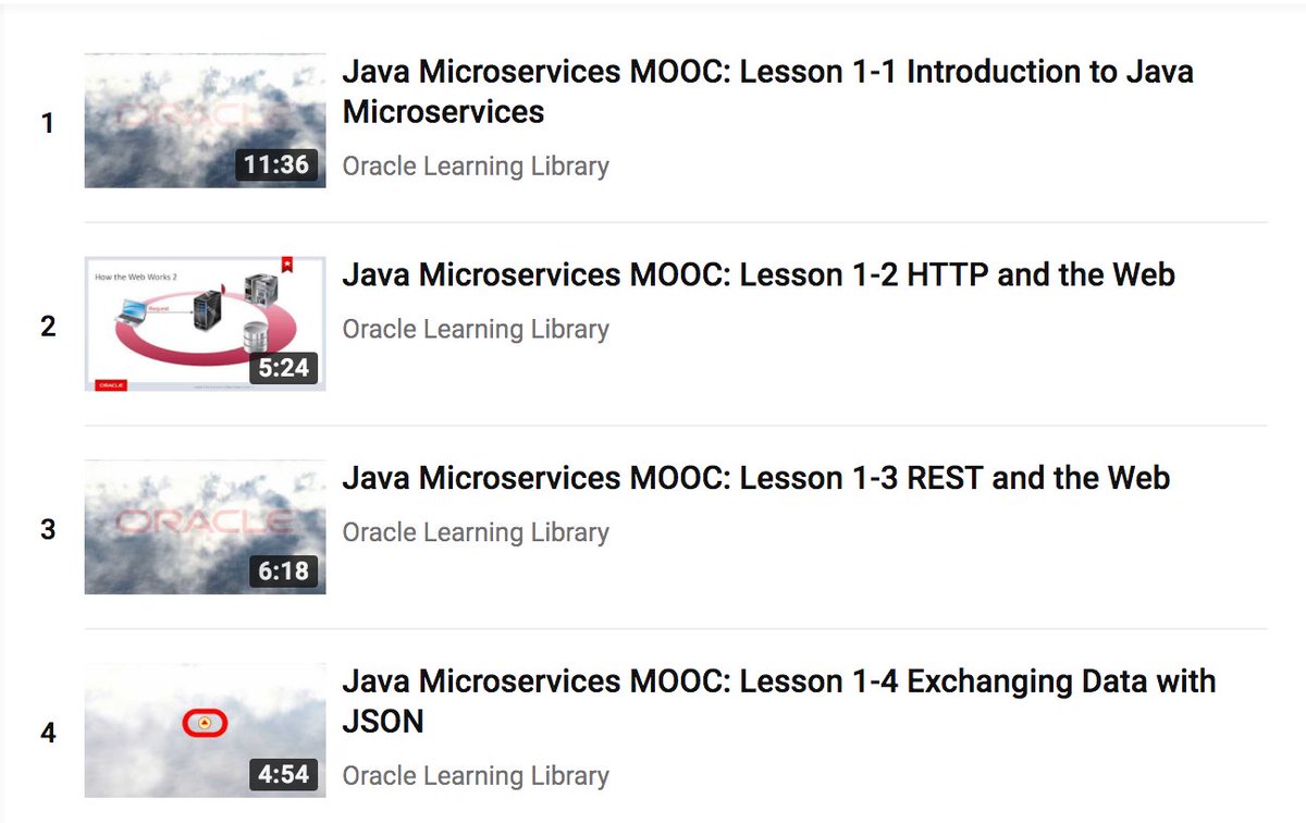 java's tweet image. Free Massive Online Training on #Java #Microservices - Share this with your friends and colleagues 

youtube.com/playlist?list=…