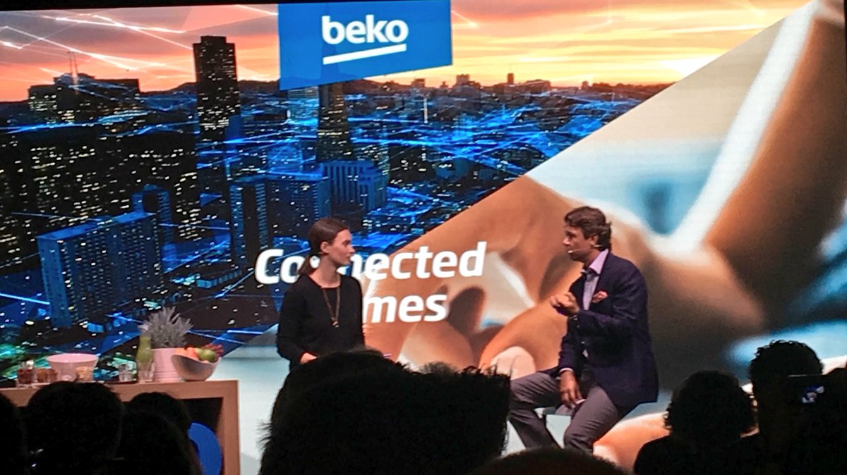 FabricofThings's tweet photo. Security is no1 priority for consumers when it comes to #smarthome says #BekoIFA2017 and commits to focusing on this #IFA17 https://t.co/lwhzHhof4d