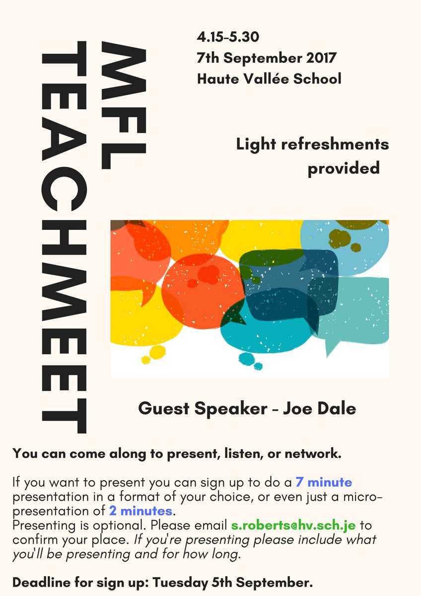 thisis_school's tweet photo. Excited to be sponsoring this today! Thanks to @joedale @missbutel @HauteVallee @JerseyEducation #mfltwitterati https://t.co/L7Ms2lkdnS