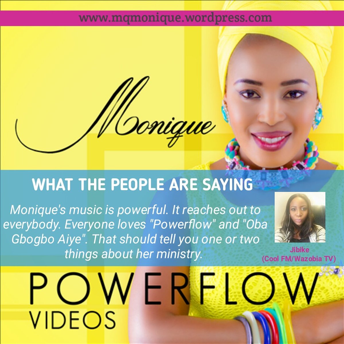 KingingAlex's tweet photo. #Powerflowvideos
"Monique's music reaches out to everybody" - @Jaibbikay
Watch here: "PowerFlow Videos" https://t.co/R2JSO9Eplj https://t.co/mfYLeHt7dj