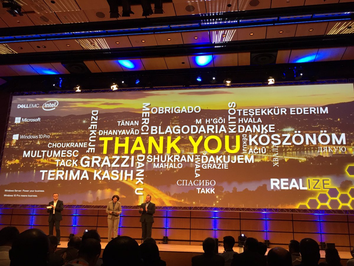 albastianon's tweet photo. @ElkeStei @bertiestrong @EVelfreDellEMC closing the #EMEATechSummit @DellEMC https://t.co/MQ0xay0Ly3
