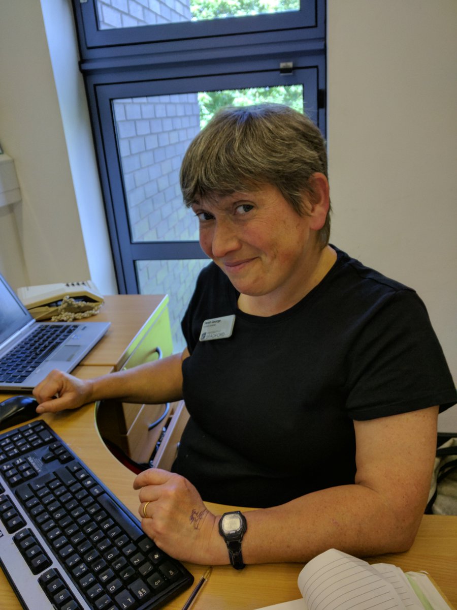 LibraryUoB's tweet photo. Congratulations to Sarah George @EweniceALamb, the Library's 
new National Teaching Fellow! It's a well-deserved honour for innovative work https://t.co/omOb2MyVSM